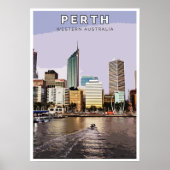 Vintage Poster - Perth, Western Australien (Vorne)