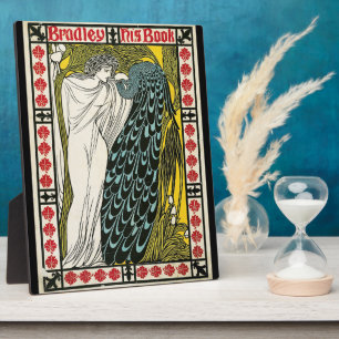 Vintage Poster:Pfau:Frauen-Ebene Fotoplatte