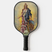 Vintage Poster Pickleball Paddle (Rückseite)