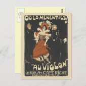 Vintage Poster Postkarten (Vorne/Hinten)