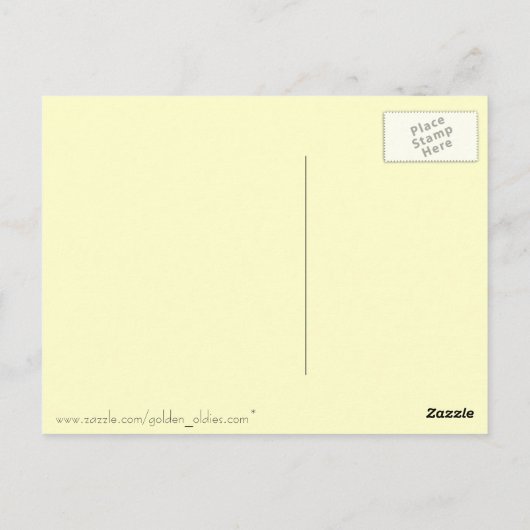 Vintage Poster Postkarten - Bauern (Rückseite)