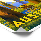 Vintage Poster Print Au (Ecke)