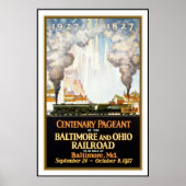 Vintage Poster Print Baltimore (Vorne)