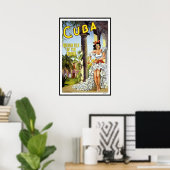 Vintage Poster Print Cuba Holiday Grosses (Heimbüro)