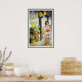Vintage Poster Print Cuba Holiday Grosses (Küche)