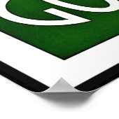 Vintage Poster Print Gota Canal Schweden Wasserstr (Ecke)