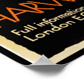 Vintage Poster Print Holland Windmill (Ecke)