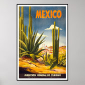 Vintage Poster Print Mexico (Vorne)