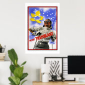 Vintage Poster Print Mont TREMBLANT Kanada (Heimbüro)