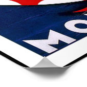 Vintage Poster Print Montevideo Uruguay Fiestas (Ecke)