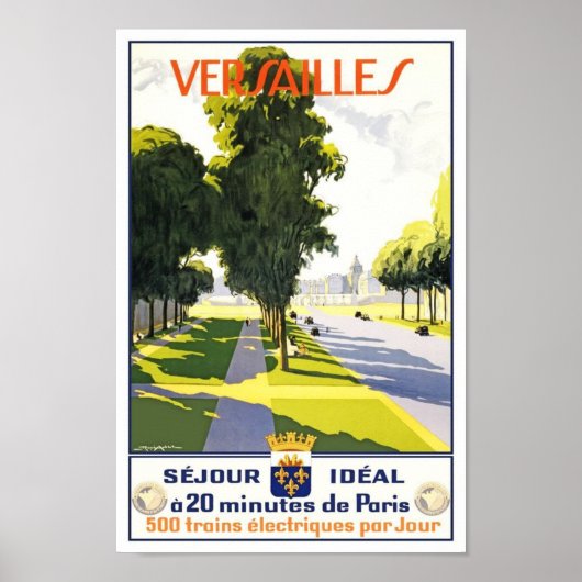 Vintage Poster Print Paris (Vorne)