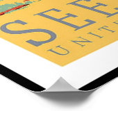 Vintage Poster Print See America Vereinte Staaten (Ecke)