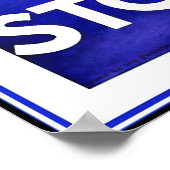 Vintage Poster Print Stockholm Große (Ecke)