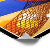 Vintage Poster Print Summer in Italien (Ecke)