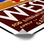 Vintage Poster Print Weston Super Mare (Ecke)