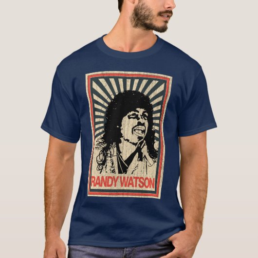 Vintage Poster Randy Watson Mädchen T-Shirt (Vorderseite)