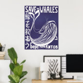 Vintage Poster: Rett the Whales (1973) Poster (Heimbüro)