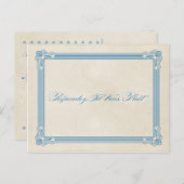 Vintage Poster Rot, Weiß und Blau UAWG Postkarte (Vorne/Hinten)