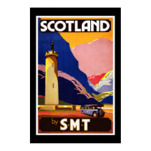 Vintage Poster Scotland von S.M.T Travel