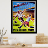 Vintage Poster Soccer Retro (Küche)