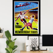 Vintage Poster Soccer Retro (Heimbüro)