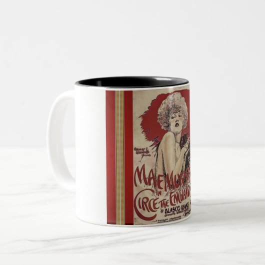 Vintage Poster Tasse (Vorderseite Links)