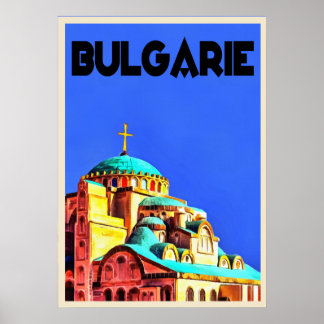 Vintage Poster von Bulgarien