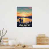 Vintage Poster von George New York (Küche)