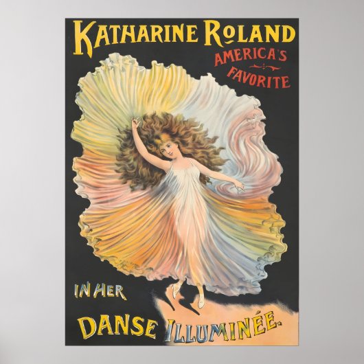 Vintage Poster von Katharine Roland (Vorne)