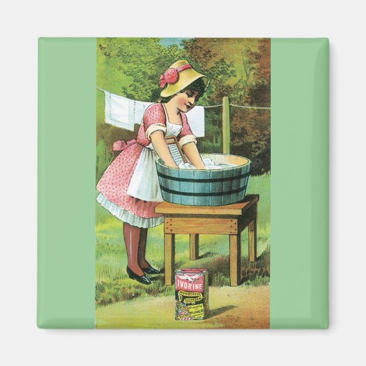 Vintage Poster - Wash Day Magnet (Vorne)