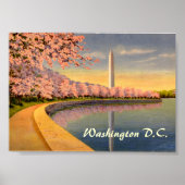 Vintage Poster, Washington DC Poster (Vorne)
