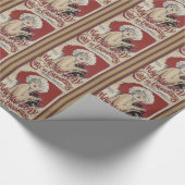 Vintage Poster Wrapping Paper Geschenkpapier (Ecke)