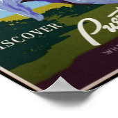 Vintage Posters, Entdecke Puerto Rico USA Poster (Ecke)