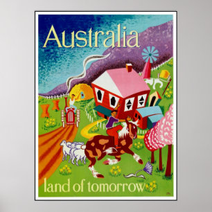 Vintage Posters Travel Historische Art Australien Poster