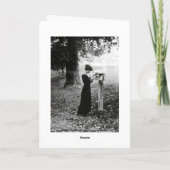 Vintage Postfach Viktorianische Frau Karte (Rückseite)