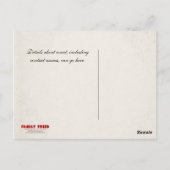 Vintage Postkarte (Rückseite)