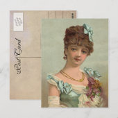 Vintage Postkarte (Vorne/Hinten)