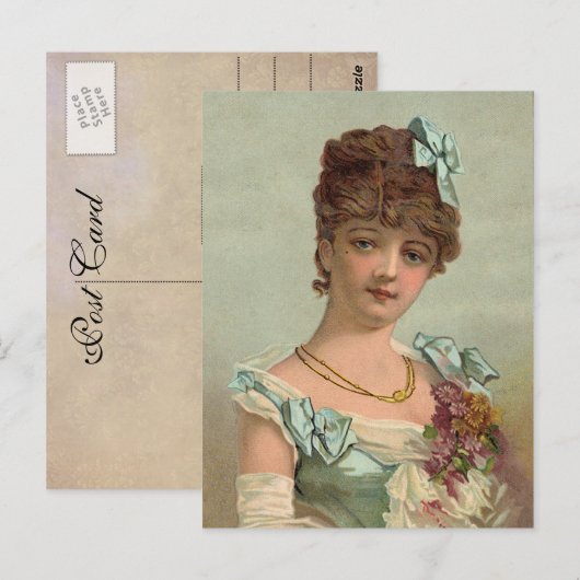 Vintage Postkarte (Vorne/Hinten)