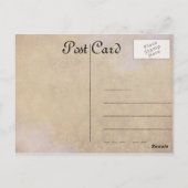 Vintage Postkarte (Rückseite)