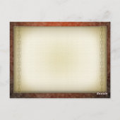 Vintage Postkarte (Rückseite)