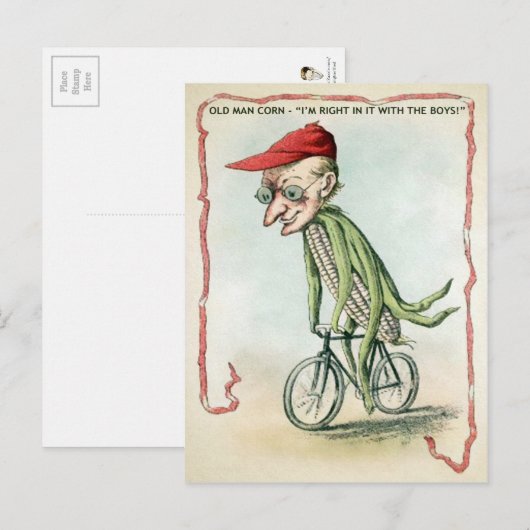 Vintage Postkarte (Vorne/Hinten)