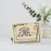 Vintage Postkarte (Stehend Vorderseite)