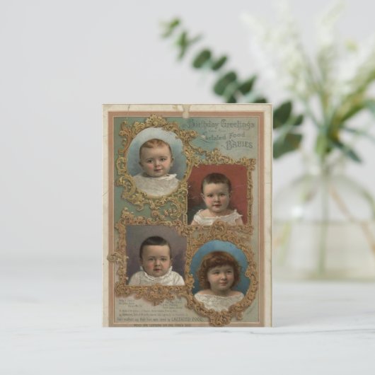 Vintage Postkarte (Stehend Vorderseite)