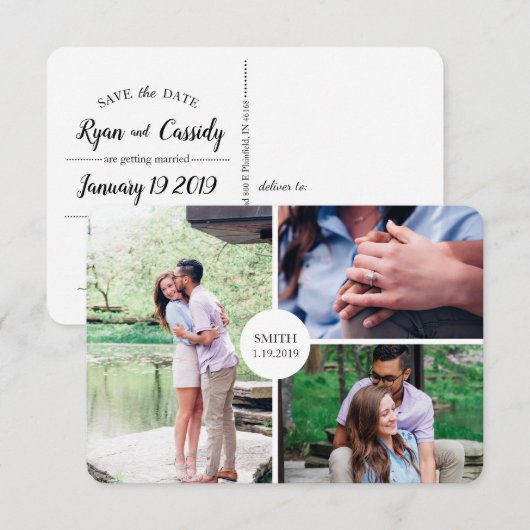 Vintage Postkarte (Vorne/Hinten)