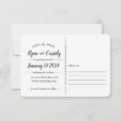 Vintage Postkarte (Rückseite)