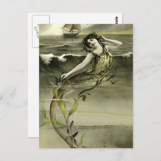 Vintage Postkarte (Vorne/Hinten)