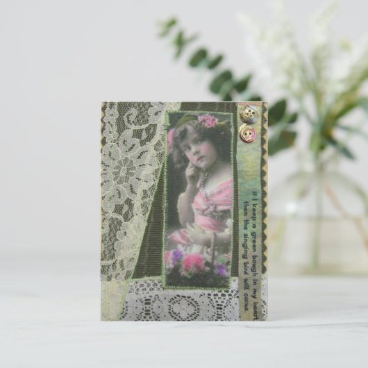 Vintage Postkarte (Stehend Vorderseite)