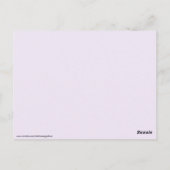 Vintage Postkarte (Rückseite)