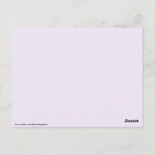 Vintage Postkarte (Rückseite)