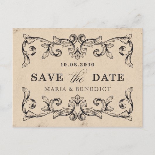 Vintage Postkarte (Vorderseite)